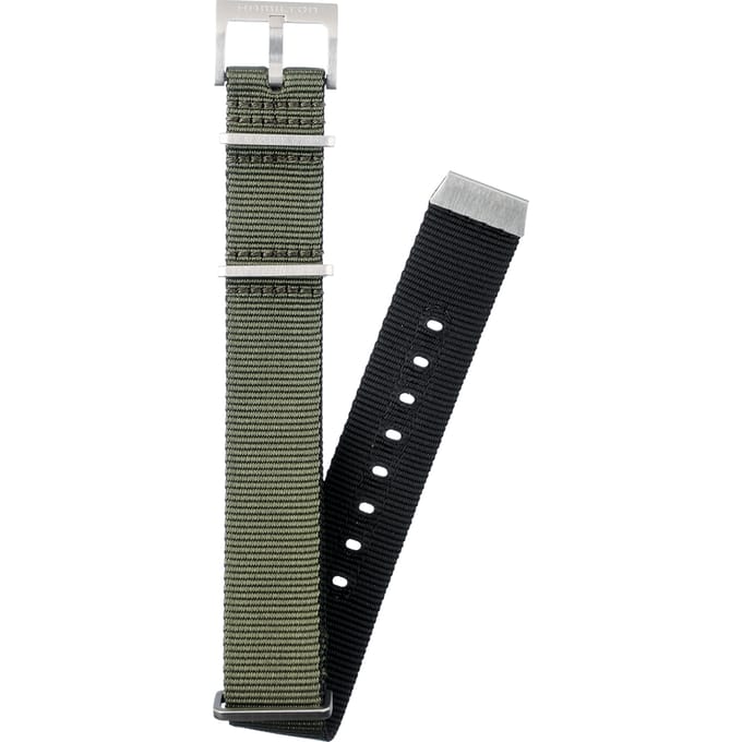 Hamilton Straps H690.823.108 Khaki Navy Scuba Horlogeband