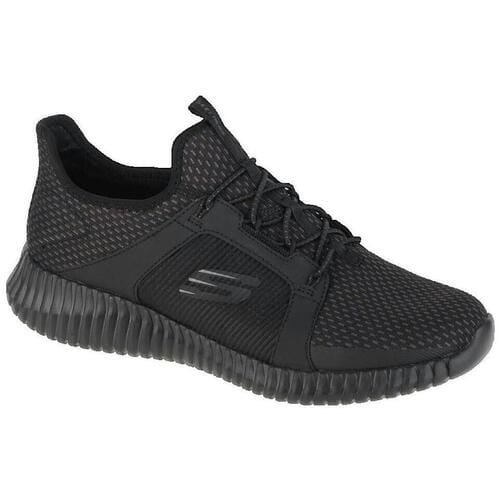 Lage Sneakers Skechers Baskets Elite Flex noir