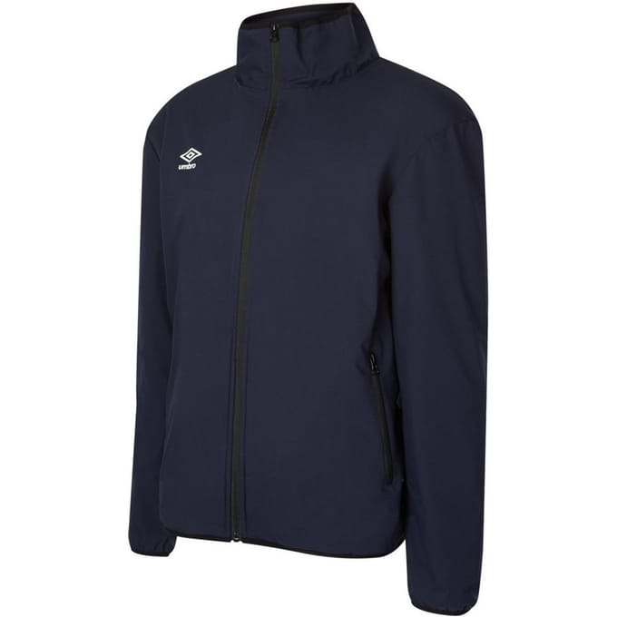 Umbro Kinder/Kinder Club Essential Bonded Jacket (Donker marine/wit)