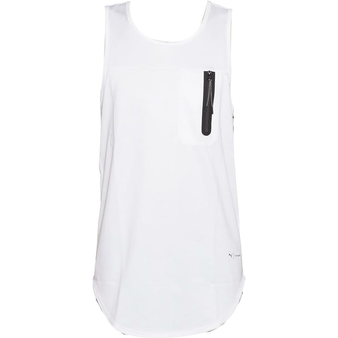 Puma x Stampd Tank Top Heren Hardloop Sport Casual Vest Wit 572602 02