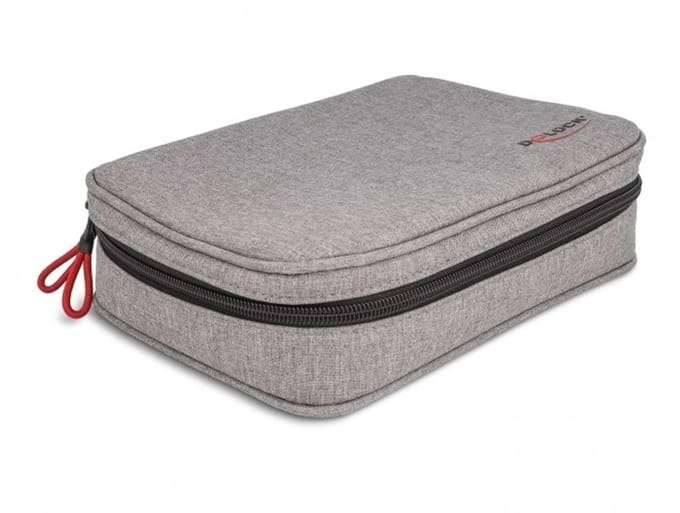 DeLOCK accessoires organiser tas met ritssluiting / grijs