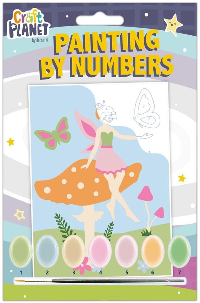 Schilderen op Nummer voor Kinderen - Fee Paint By Numbers