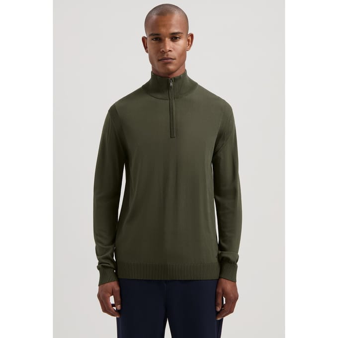 Dstrezzed Ds_tech Knit Skipper Army Green Größe: S | Pullover Outlet | Herren | Grün