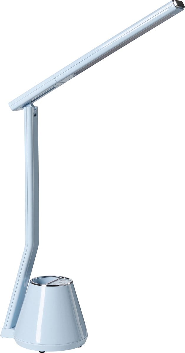 DENEB - Bureaulamp LED - Lichtblauw - Synthetisch materiaal