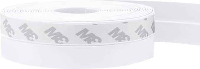 Tochtstrip voor Deuren - 5 Meter - 25mm - Hoogwaardig Silicone - Zelfklevend - Wit