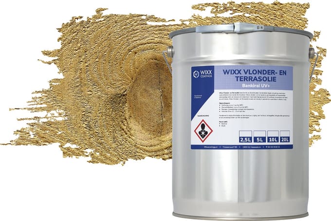 Wixx Vlonder en Terrasolie UV+ - 1L - Blank | Naturel