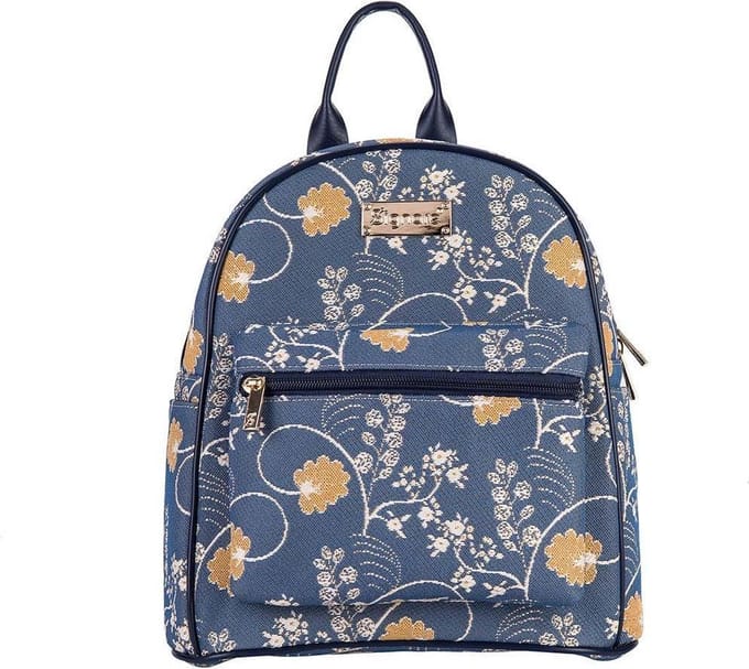 Signare - Daypack rugtas - Gobelin - Austen Blue - Jane Austen