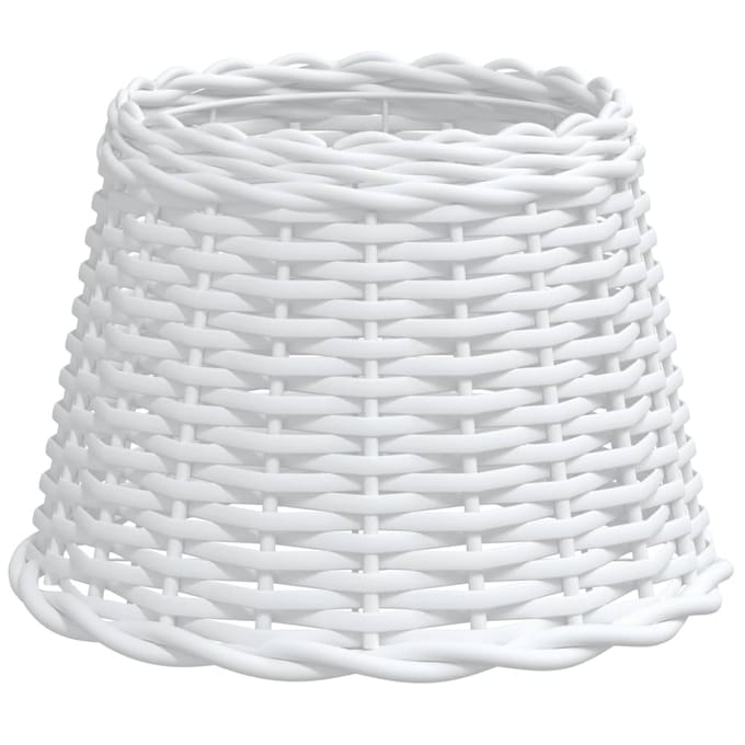 vidaXL Lampenkap Ø30x20 cm wicker wit