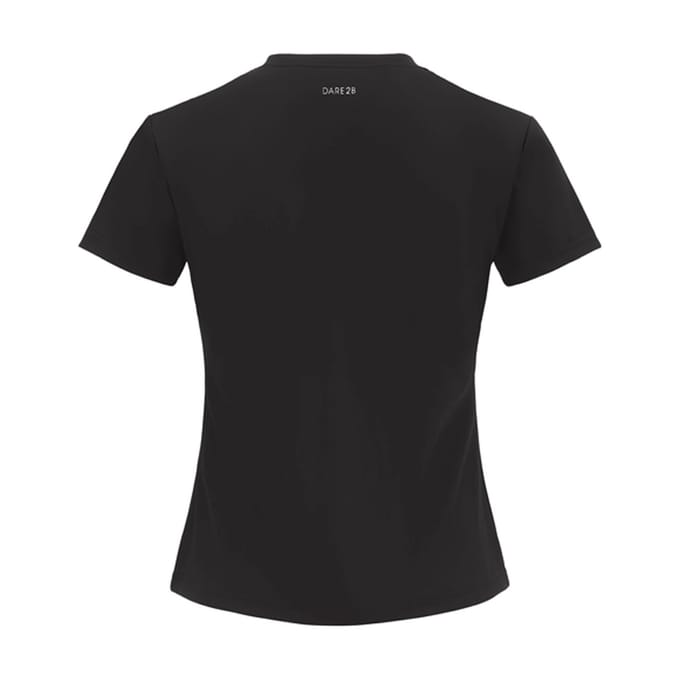 Dare 2B Dames Refresh T-shirt (Zwart)