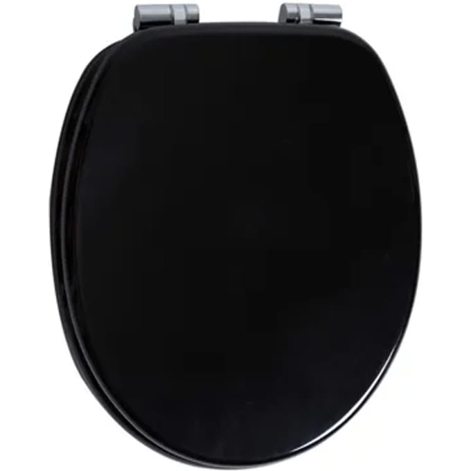 Aquavive Wc-bril Cannes - Mdf - Softclose - Verstelbaar - Zwart