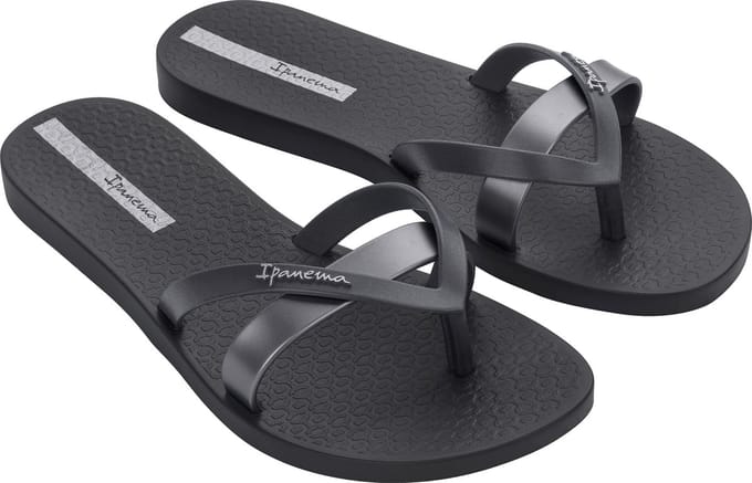 Ipanema Kirei Slippers Dames - Black/Silver