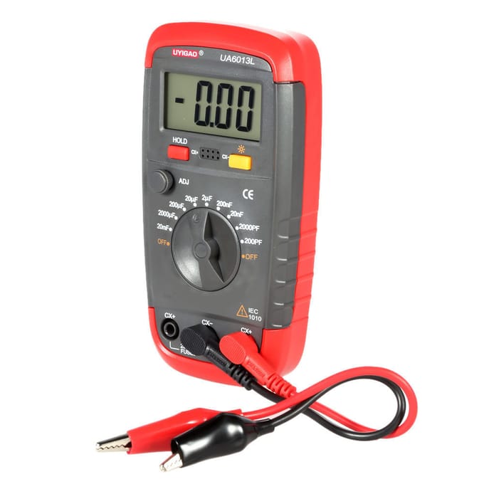 UYIGAO Handige digitale LCD-condensatorcapaciteitsmeter Tester Meetinstrument