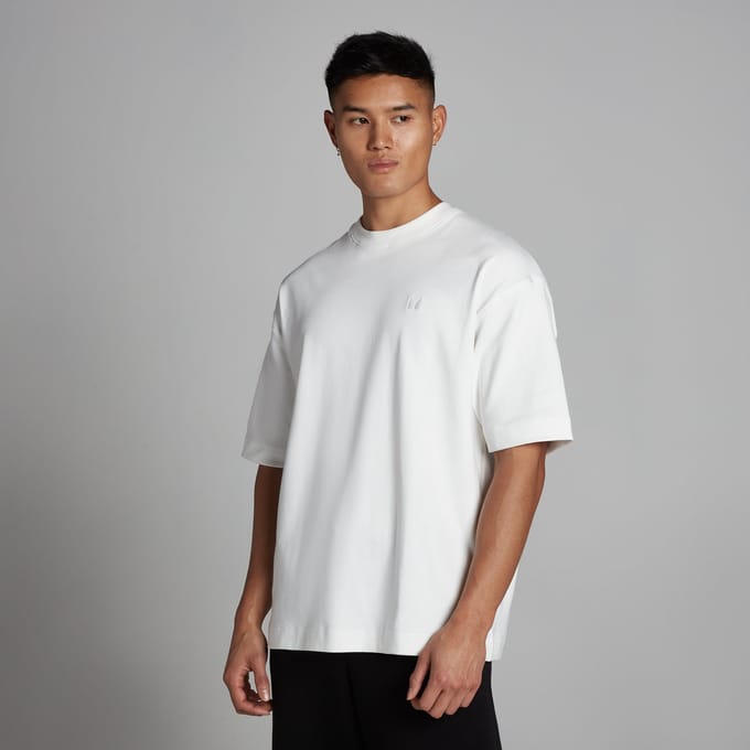 MP Heren Oversized Katoenen T-Shirt - Wit - M