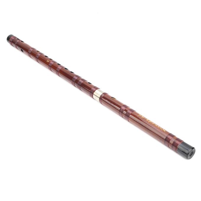 EKey Bamboe Fluit Geselecteerd Droog Bitter materiaal Traditioneel Dizi Instrument Set ZD02 brown