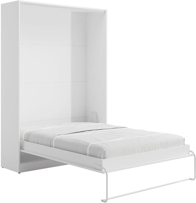 Vente-unique Bedkast hout wit 160 x 200 cm