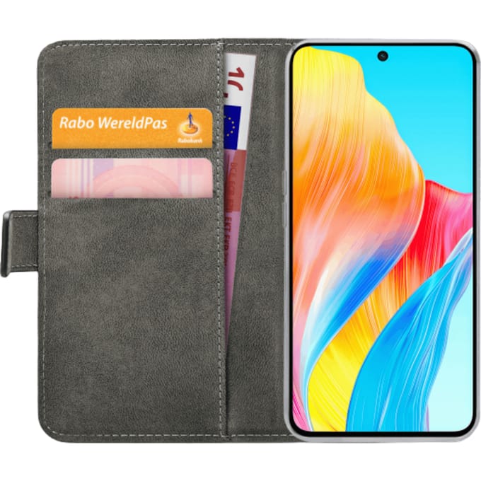 Mobilize OPPO A98 Portemonnee Hoesje Zwart