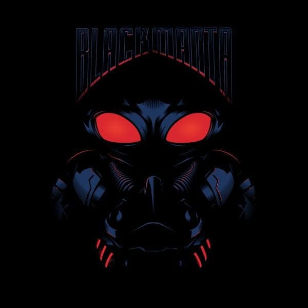 Aquaman Black Manta dames t-shirt - Zwart - S