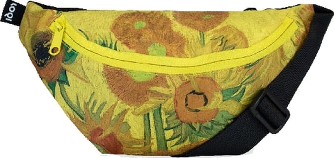 LOQI Bum Bag Large - Sunflowers gerecycled