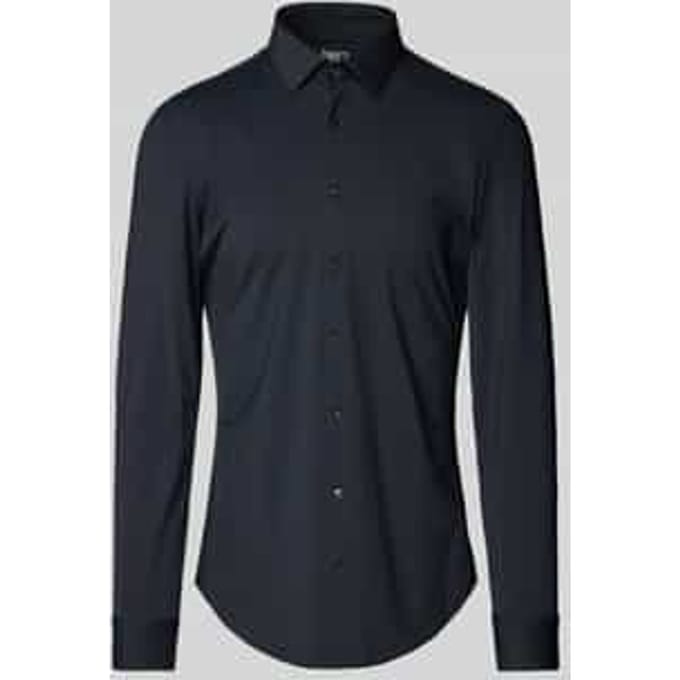 Super slim fit zakelijk hemd met kentkraag
