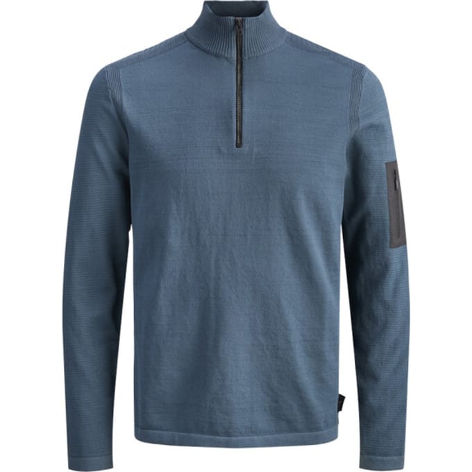 Jack & Jones Omace Knit Half Zip Sweater Heren - Maat M