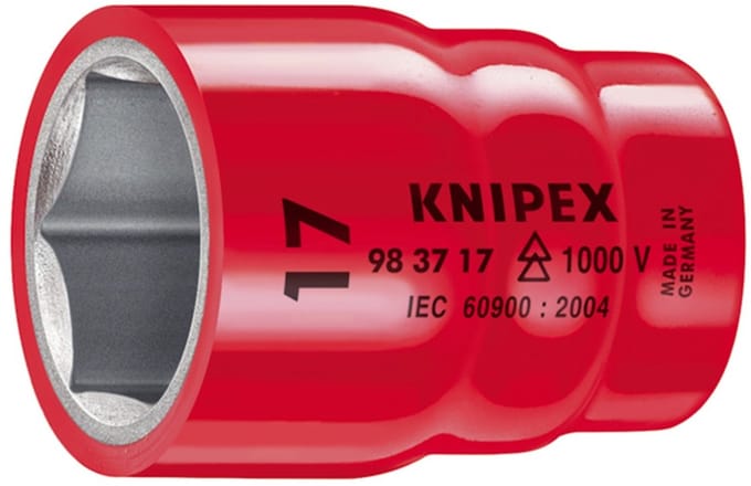 Knipex 983710 VDE Dopsleutel - Zeskant - 10mm - 3/8" (L=42mm)