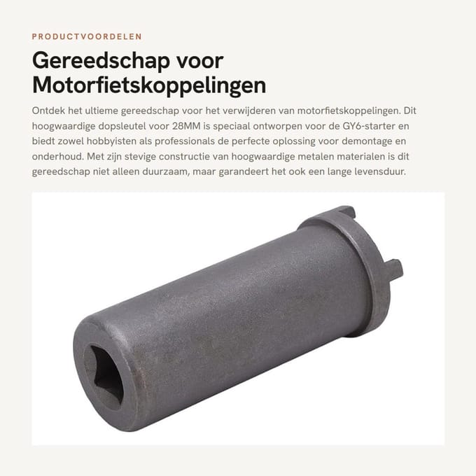 Dailygoods- Dopsleutel Hoogwaardig Metaal - Dopsleutelset