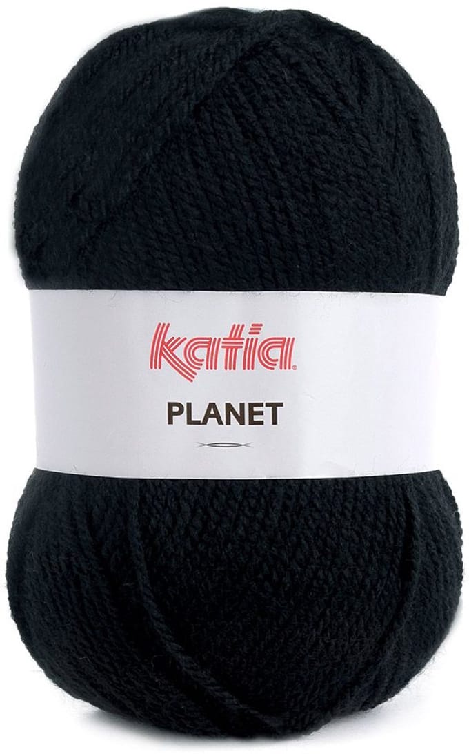 Katia Planet - 3974 zwart - Acryl Garen