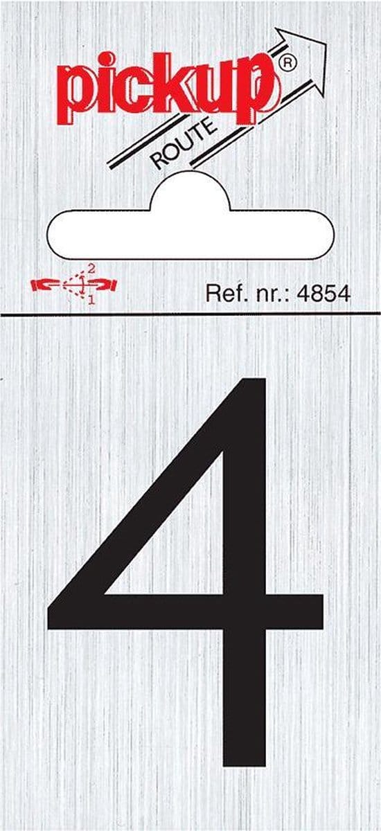 Pickup Route alulook 60x44 mm - cijfer 4 - zelfklevend