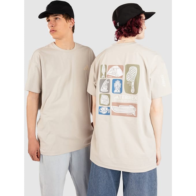 adidas Terrex XPL CC Camp T-Shirt bruin