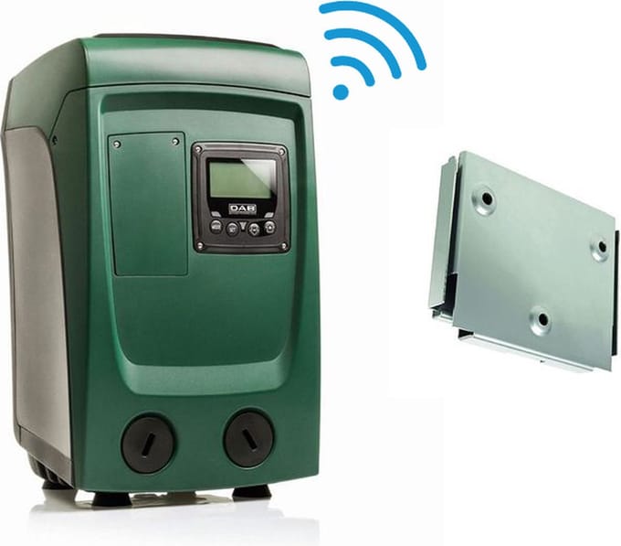 DAB Esybox Mini 3 + DAB Esywall - muurbevestiging - Hydrofoorpomp / Druk Verhoger - Bestand tegen drooglopen