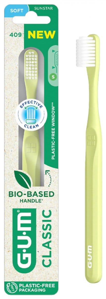 Gum® Classic Brosse à Dents Souple Grande Tête 4 Rangs 1 Tandenborstel