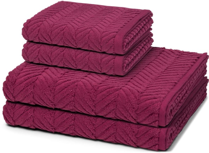 Ross Sonstiges 2 X handdoek 2 X douchehanddoek - in set 4 pack Sensual Skin