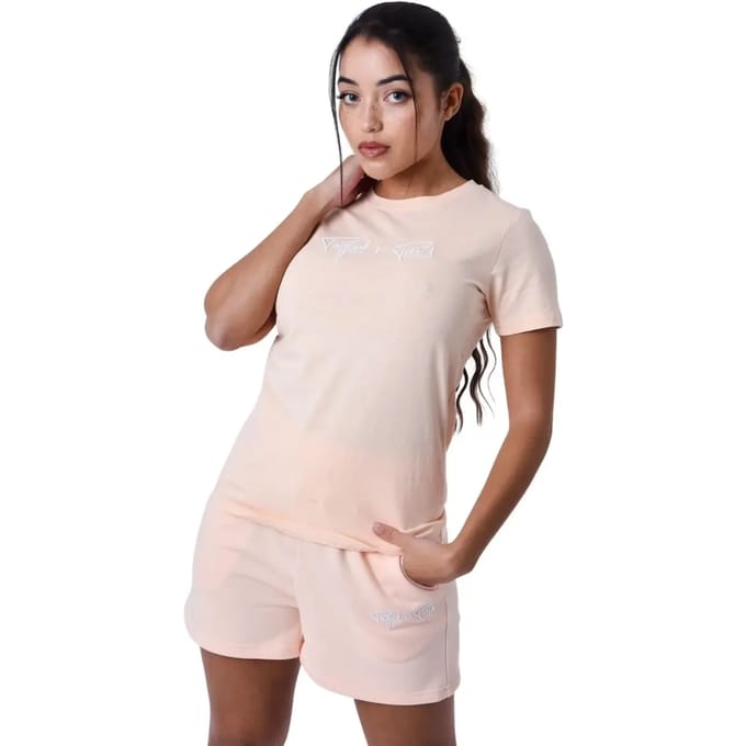Basic T-shirt met geborduurd logo voor dames Project X Paris