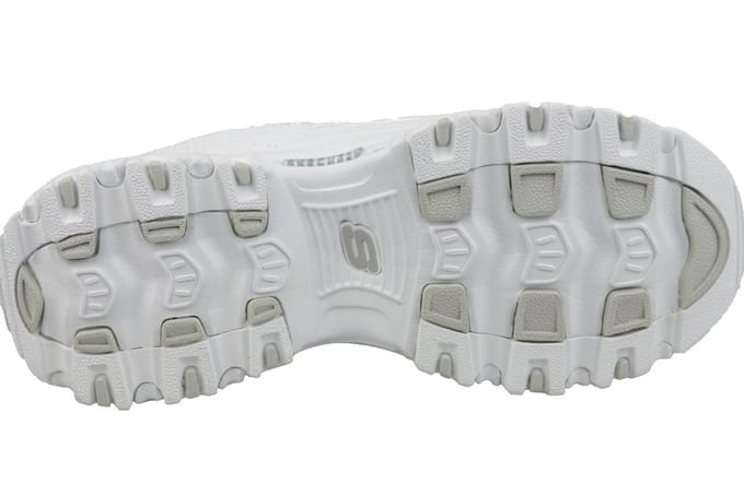 Skechers - D'Lites Fresh Start - Dames - Sneakers - Wit