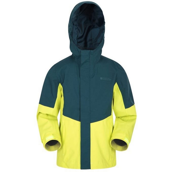 Mountain Warehouse Kinder/Kids Meteor Waterdicht Jasje (Kalk)