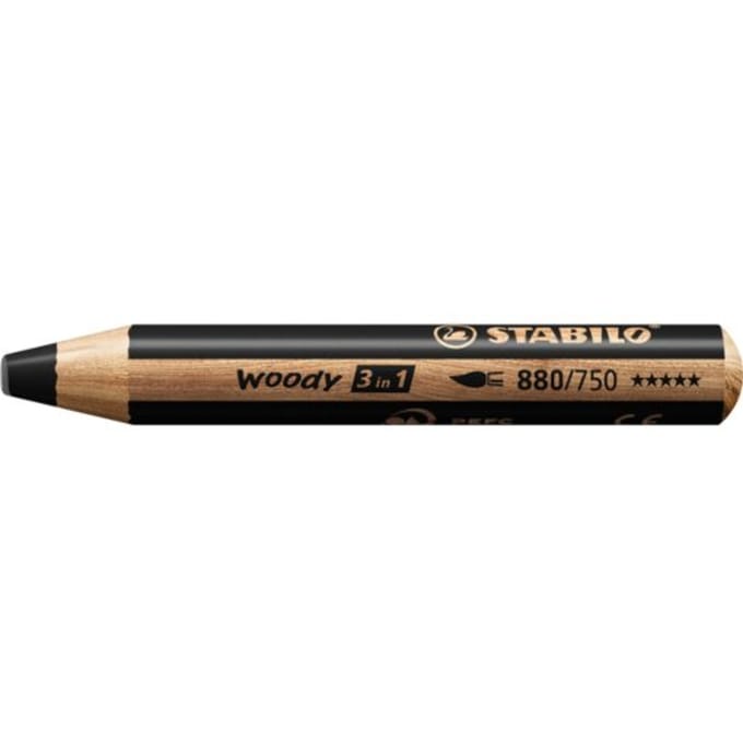 STABILO woody 3 in 1 - multitalent potlood - Zwart - Per stuk