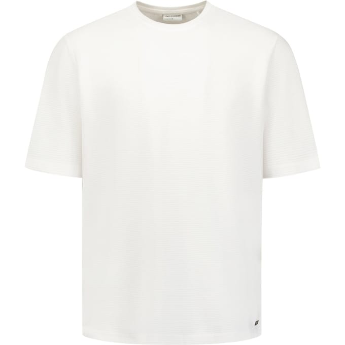 No Excess T-shirt Crewneck Ottoman White Größe: XL | Basic T-Shirts Outlet | Herren | Weiß
