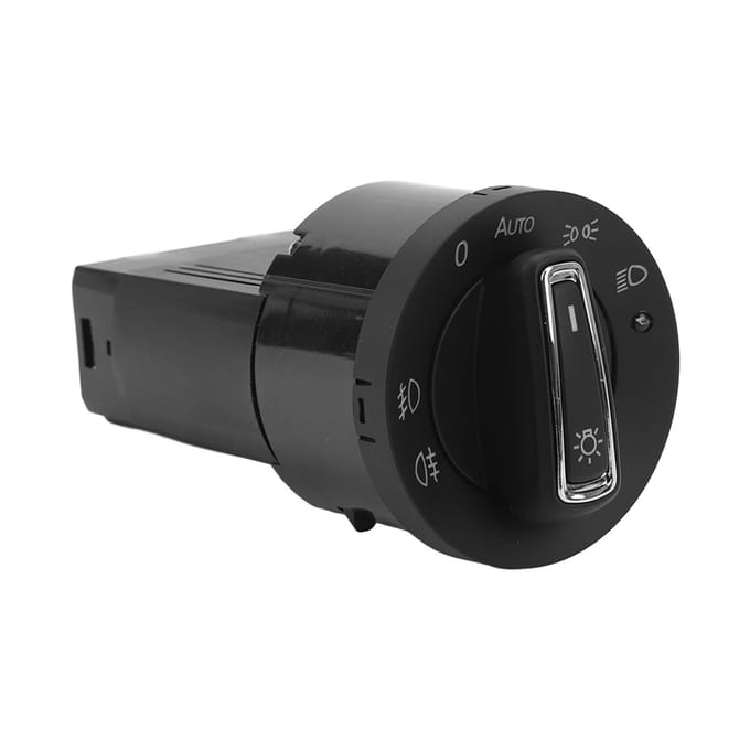 Interrupteur de phare à réponse rapide Interrupteur de commande de phare avec module capteur de lumière Remplacement pour Bora MK4 1999-2004 black