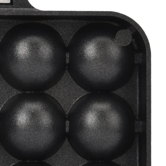 Plaque de cuisson antiadhésive Takoyaki Grill, plateau de moule de cuisson black