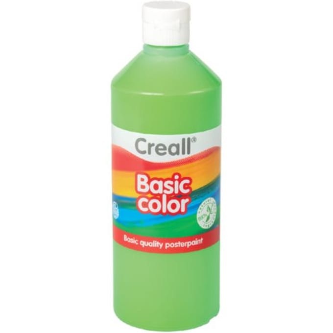Plakkaatverf Creall basic lichtgroen 500ml