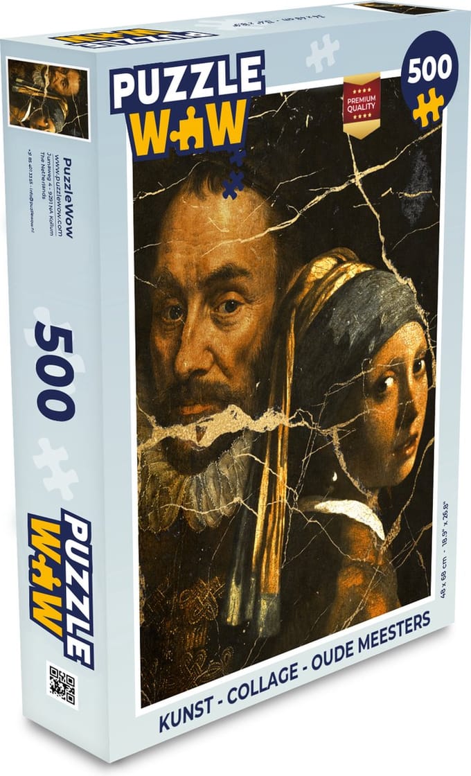 Puzzel Kunst - Collage - Oude meesters - Legpuzzel - Puzzel 500 stukjes