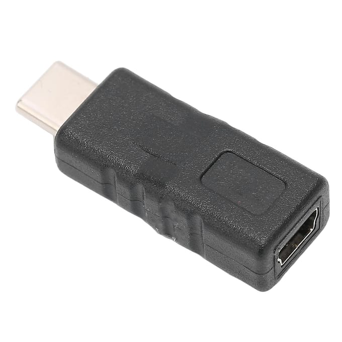 Adaptateur d'extension de type C vers mini USB 2.0 femelle, convertisseur pour ordinateur portable, tablette, téléphone portable