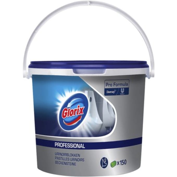 Glorix schoonmaakmiddel: Urinoirtablet Glorix/ds 150