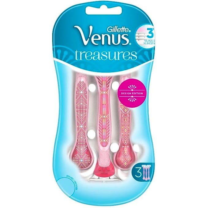 Gillette Simply Venus Treasures Disposable Razors Pink 3 st