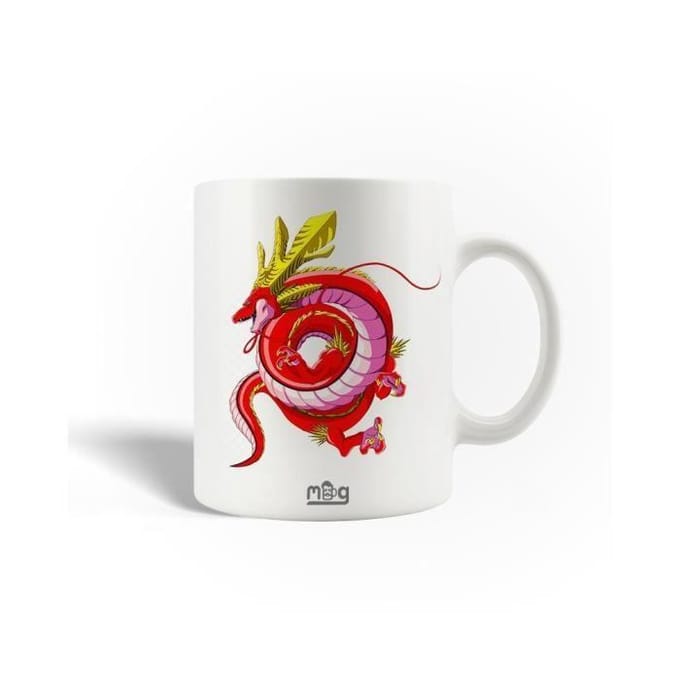 Mug en Céramique Dragon Ball shenron Rouge Anime