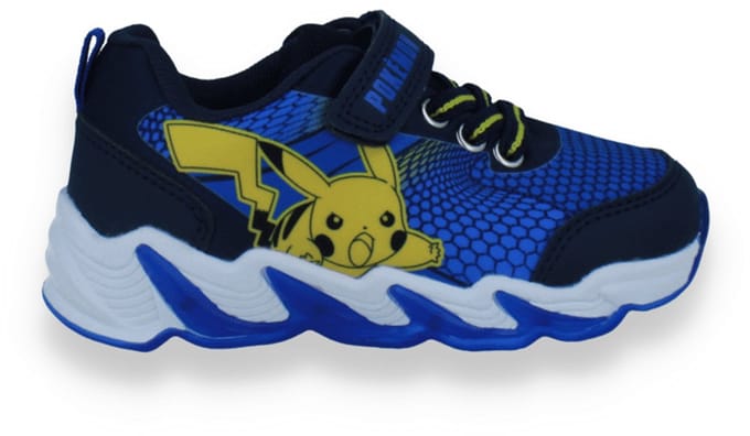 Pokemon Jongens Sneaker Met Lichtjes | Blauw | Maat: 26