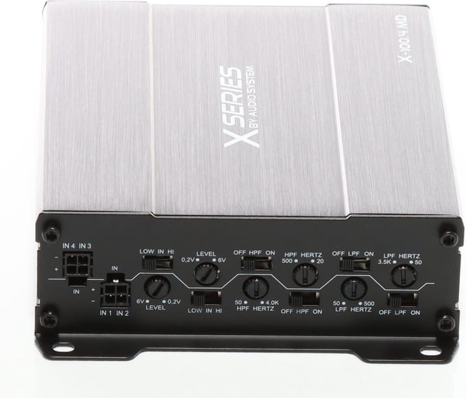 AUDIO SYSTEM 4-kanaals X--ION-MICRO SERIES
