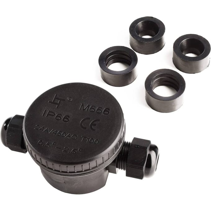Deko-Light Outdoor-2-voudig-verdeler rond voor kabel 5-12mm
