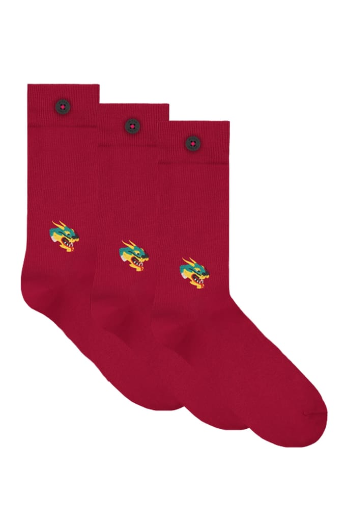 A-DAM  3-pack Casual Socks Drogo Salsa Größe: 36-40 | Sportsocken Outlet | Unisex