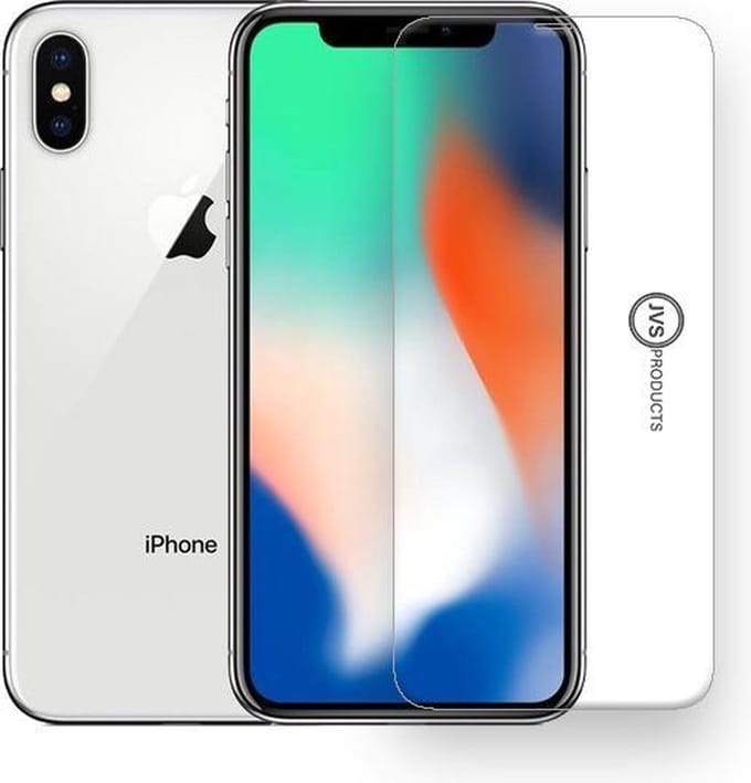 Screenprotector geschikt voor iPhone X - Tempered Glass - Beschermglas - Glas - Transparant